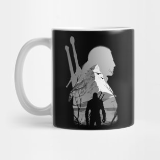 Geralt Mountain Set Silhouette Mug